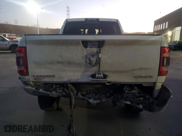 2019 Ram 2500 Laramie with VIN 3C6UR5NL0KG634129, listed as a Copart auction lot 87030514 with 92,546 mi miles and Salvage Title. Bid and sale history available at carsss.com. Image 6.