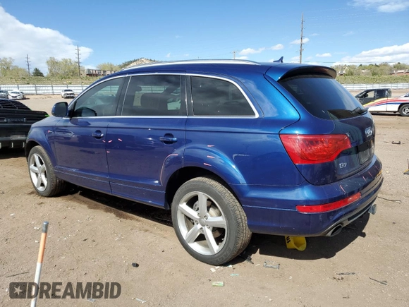 2015 Audi Q7 S line Prestige с VIN WA1DGAFE3FD018381, выставлен на аукционе Copart как лот 54850335 с пробегом 172 002 миль миль и На запчасти • Non repairable. История ставок и продаж доступна на DreamBid. Изображение 2.