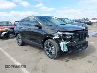 2021 Buick Encore GX Essence with VIN KL4MMGSL3MB154745, listed as a IAAI auction lot 41801804 with 63,941 mi miles and . Bid and sale history available at DreamBid. Image 1.