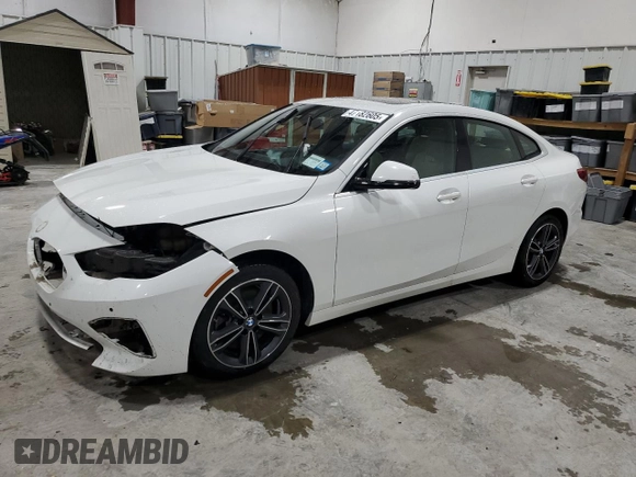 2021 BMW 2 Series 228i xDrive with VIN WBA73AK01M7H65644, listed as a Copart auction lot 47182605 with 60,793 mi miles and Salvage Title. Bid and sale history available at DreamBid. Image 1.