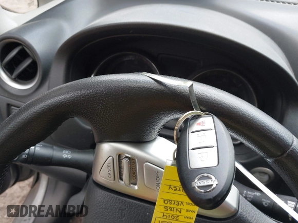 2014 Nissan Note SV z VIN 3N1CE2CP2EL376683, wystawiony jako IAAI lot #42123277 z przebiegiem 144 171 mil mil oraz . Historia ofert i sprzedaży dostępna na DreamBid. Obrazek 11.