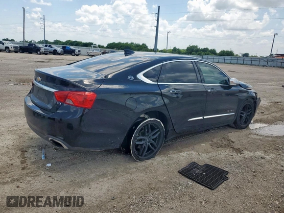 2016 Chevrolet Impala LTZ with VIN 2G1145S3XG9195675, listed as a Copart auction lot 61159675 with 110,183 mi miles and Salvage title. Bid and sale history available at DreamBid. Image 3.