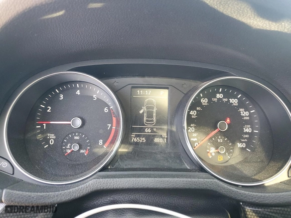 2018 Volkswagen Passat V6 GT with VIN 1VWJM7A33JC039527, listed as a Copart auction lot 87466884 with 76,525 mi miles and Salvage Title. Bid and sale history available at carsss.com. Image 9.