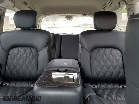2024 Nissan Armada Platinum with VIN JN8AY2DB0R9850275, listed as a Copart auction lot 75102554 with 5,760 mi miles and Salvage Title. Bid and sale history available at carsss.com. Image 10.