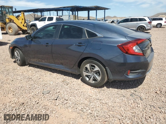 2021 Honda Civic Sedan LX with VIN 2HGFC2F67MH554695, listed as a Copart auction lot 54477915 with 45,257 mi miles and Salvage Title. Bid and sale history available at carsss.com. Image 2.