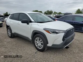 2024 Toyota Corolla Cross L with VIN 7MUAAAAG6RV086028, listed as a Copart auction lot 55079765 with 25,508 mi miles and Salvage title. Bid and sale history available at DreamBid. Image 4.