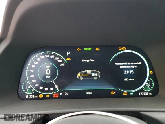 2020 Hyundai Sonata Hybrid Ultimate with VIN KMHL34JJ1LA010906, listed as a Copart auction lot 83382954 with 177,537 mi miles and Clean Title. Bid and sale history available at carsss.com. Image 9.