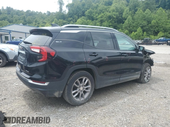2022 GMC Terrain SLT with VIN 3GKALVEV1NL210134, listed as a Copart auction lot 59358745 with 66,658 mi miles and Salvage title. Bid and sale history available at DreamBid. Image 3.