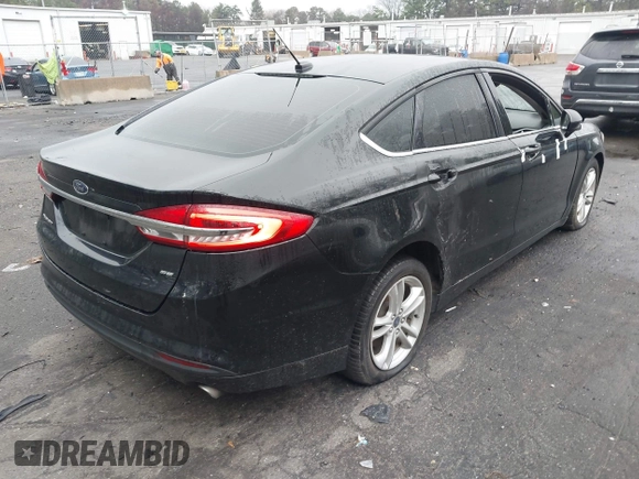 2018 Ford Fusion SE with VIN 3FA6P0H77JR178356, listed as a IAAI auction lot 41970854 with 167,623 mi miles. Bid and sale history available at carsss.com. Image 4.