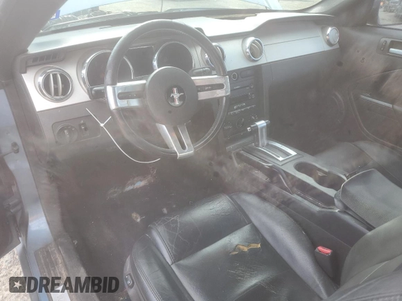 2006 Ford Mustang Standard with VIN 1ZVFT80NX65106122, listed as a Copart auction lot 60149565 with 243,224 mi miles and Salvage title. Bid and sale history available at DreamBid. Image 8.