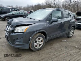2016 Chevrolet Trax LT z VIN 3GNCJPSB2GL265489, wystawiony jako Copart lot #46242175 z przebiegiem 136 246 mil mil oraz Szkoda całkowita • Salvage title. Historia ofert i sprzedaży dostępna na DreamBid. Obrazek 1.