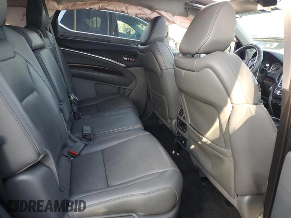 2015 Acura MDX Advance with VIN 5FRYD3H85FB001852, listed as a Copart auction lot 86902384 with 80,195 mi miles and Salvage Title. Bid and sale history available at DreamBid. Image 11.