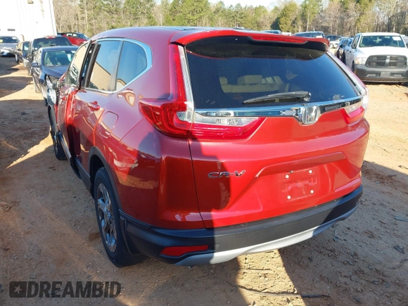 2019 Honda CR-V EX-L with VIN 5J6RW1H85KL006877, listed as a IAAI auction lot 41887913 with 39,833 mi miles. Bid and sale history available at carsss.com. Image 3.