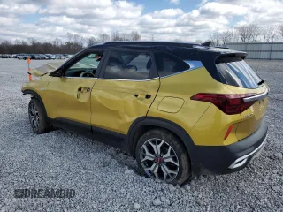 2021 Kia Seltos SX with VIN KNDETCA26M7060649, listed as a Copart auction lot 50379035 with 147,872 mi miles and Salvage Title. Bid and sale history available at carsss.com. Image 2.
