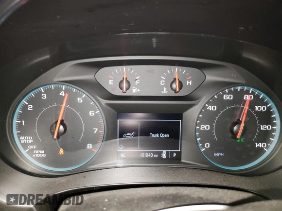 2020 Chevrolet Malibu LT with VIN 1G1ZD5ST7LF091763, listed as a Copart auction lot 50054435 with 101,040 mi miles and Salvage Title. Bid and sale history available at carsss.com. Image 9.