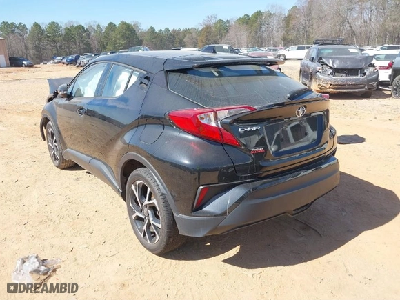 2022 Toyota C-HR XLE with VIN NMTKHMBX9NR142398, listed as a IAAI auction lot 41674949 with 20,312 mi miles. Bid and sale history available at carsss.com. Image 3.