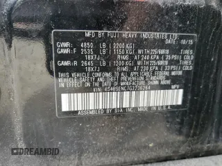 2016 Subaru Outback Limited с VIN 4S4BSENC7G3236264, выставлен на аукционе Copart как лот 54893385 с пробегом 146 881 миль миль и Чистый • Clean title. История ставок и продаж доступна на DreamBid. Изображение 13.