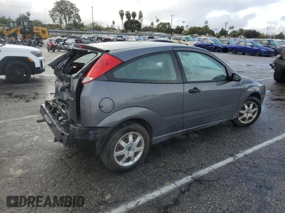 2005 Ford Focus S with VIN 3FAFP31N65R161757, listed as a Copart auction lot 44373605 with 187,145 mi miles and Salvage Title. Bid and sale history available at carsss.com. Image 3.