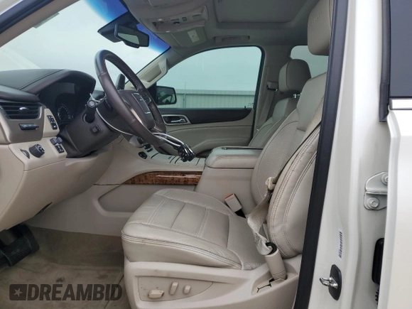 2015 GMC Yukon Denali with VIN 1GKS1CKJ5FR293612, listed as a Copart auction lot 47625975 with 98,533 mi miles and Salvage Title. Bid and sale history available at carsss.com. Image 7.