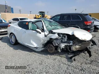 2014 Kia Optima SX with VIN 5XXGR4A77EG310630, listed as a Copart auction lot 57258405 with 100,191 mi miles and Salvage title. Bid and sale history available at DreamBid. Image 4.