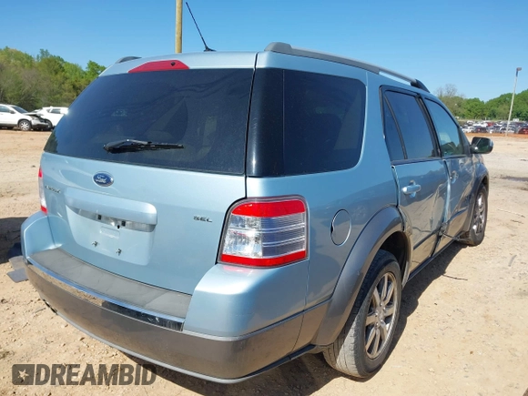 2008 Ford Taurus X SEL with VIN 1FMDK02W18GA46044, listed as a IAAI auction lot 42005130 with 177,231 mi miles and . Bid and sale history available at DreamBid. Image 4.