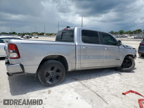 2020 Ram 1500 Big Horn with VIN 1C6SRFFT7LN334558, listed as a Copart auction lot 61487675 with 66,572 mi miles and Salvage title. Bid and sale history available at DreamBid. Image 3.
