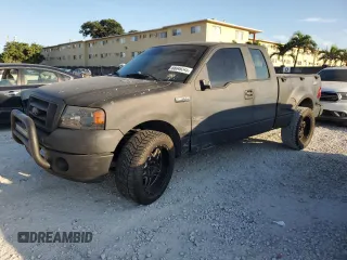 2007 Ford F-150 STX with VIN 1FTRX02W77KC44019, listed as a Copart auction lot 88049245 with 264,310 mi miles and Salvage Title. Bid and sale history available at carsss.com. Image 1.