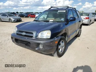 2005 Hyundai Santa Fe GLS with VIN KM8SC13D05U926608, listed as a Copart auction lot 69469634 with 180,851 mi miles and Salvage Title. Bid and sale history available at carsss.com. Image 2.