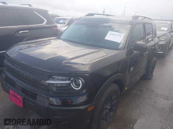 2025 Ford Bronco Sport Big Bend with VIN 3FMCR9BN9SRE24856, listed as a IAAI auction lot 42069723 with 960 mi miles and . Bid and sale history available at DreamBid. Image 18.