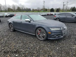 2017 Audi S7 Prestige with VIN WAU2FBFC9HN074159, listed as a Copart auction lot 50109875 with 54,350 mi miles and Salvage Title. Bid and sale history available at carsss.com. Image 4.