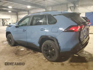 2024 Toyota RAV4 Hybrid SE with VIN 2T3T6RFVXRW064008, listed as a Copart auction lot 55734465 with 13,655 mi miles and Salvage title. Bid and sale history available at DreamBid. Image 2.