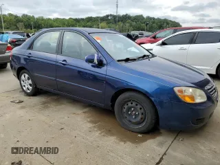 2007 Kia Spectra EX with VIN KNAFE121475440191, listed as a Copart auction lot 72622934 with 127,003 mi miles and Clean Title. Bid and sale history available at carsss.com. Image 4.