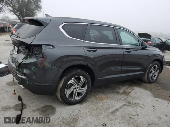 2021 Hyundai Santa Fe SE with VIN 5NMS14AJ8MH366606, listed as a Copart auction lot 43437755 with 53,109 mi miles and Salvage Title. Bid and sale history available at carsss.com. Image 3.