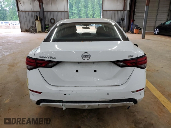 2023 Nissan Sentra SV with VIN 3N1AB8CV4PY302012, listed as a Copart auction lot 54521645 with 38,646 mi miles and Salvage Title. Bid and sale history available at DreamBid. Image 6.