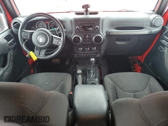2018 Jeep Wrangler JK Unlimited Sport S with VIN 1C4BJWDGXJL827486, listed as a Copart auction lot 87605445 with 96,656 mi miles and Salvage Title. Bid and sale history available at carsss.com. Image 8.