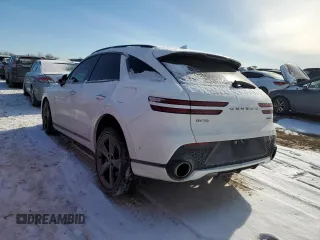 2022 Genesis GV70 Sport z VIN KMUMCDTC6NU062750, wystawiony jako Copart lot #42001595 z przebiegiem 19 215 mil mil oraz Szkoda całkowita • Salvage title. Historia ofert i sprzedaży dostępna na DreamBid. Obrazek 2.