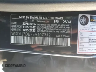 2014 Mercedes-Benz CLS 550 z VIN WDDLJ7DB7EA107312, wystawiony jako Copart lot #46619715 z przebiegiem 102 845 mil mil oraz Szkoda całkowita • Salvage title. Historia ofert i sprzedaży dostępna na DreamBid. Obrazek 12.