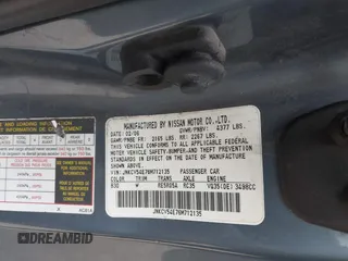 2006 Infiniti G35 with VIN JNKCV54E76M712135, listed as a IAAI auction lot 41625164 with 149,739 mi miles. Bid and sale history available at carsss.com. Image 9.
