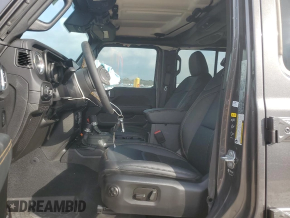 2024 Jeep Gladiator Sport S with VIN 1C6HJTAG8RL128891, listed as a Copart auction lot 44198995 with 1,189 mi miles and Salvage title. Bid and sale history available at DreamBid. Image 7.