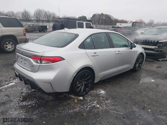 2023 Toyota Corolla SE with VIN 5YFS4MCE2PP141910, listed as a IAAI auction lot 41502377 with 94,495 mi miles. Bid and sale history available at carsss.com. Image 4.