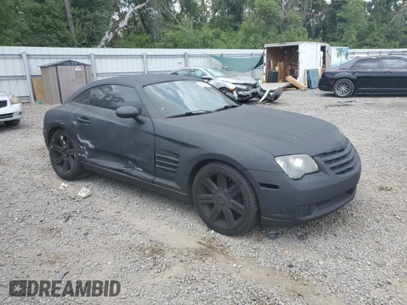 2004 Chrysler Crossfire z VIN 1C3AN69L84X014803, wystawiony jako Copart lot #56139015 z przebiegiem 102 523 mil mil oraz Szkoda całkowita • Salvage title. Historia ofert i sprzedaży dostępna na DreamBid. Obrazek 4.