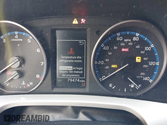 2017 Toyota RAV4 LE with VIN 2T3ZFREV4HW384600, listed as a IAAI auction lot 41699622 with 79,474 mi miles and . Bid and sale history available at DreamBid. Image 7.
