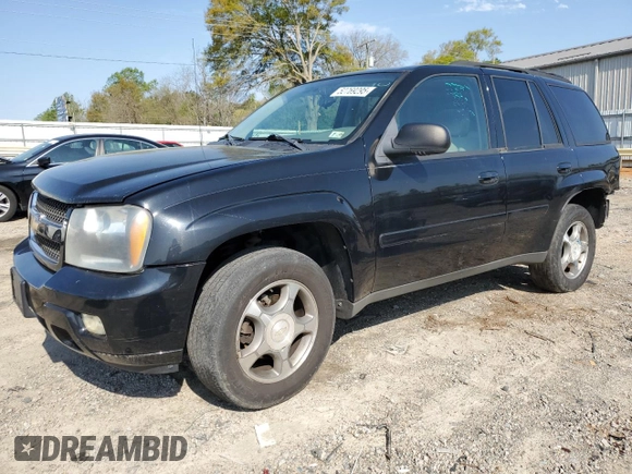 2008 Chevrolet TrailBlazer LT w/3LT with VIN 1GNDT13S082225814, listed as a Copart auction lot 52769295 with 155,368 mi miles and Salvage Title. Bid and sale history available at carsss.com. Image 1.