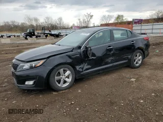 2014 Kia Optima LX z VIN 5XXGM4A7XEG302438, wystawiony jako Copart lot #53149265 z przebiegiem 155 344 mil mil oraz Szkoda całkowita • Salvage title. Historia ofert i sprzedaży dostępna na DreamBid. Obrazek 1.