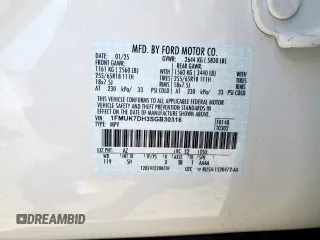 2025 Ford Explorer Active with VIN 1FMUK7DH3SGB30316, listed as a Copart auction lot 57450735 with 509 mi miles and Salvage title. Bid and sale history available at DreamBid. Image 14.