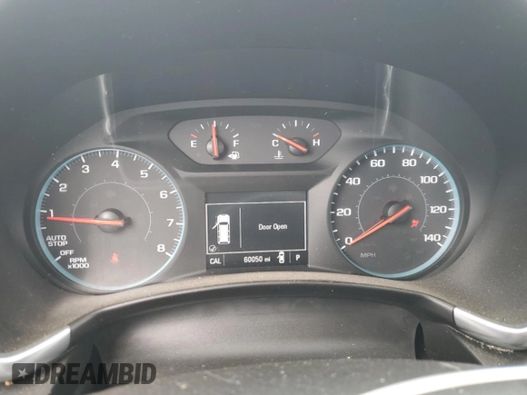 2018 Chevrolet Equinox LS with VIN 2GNAXHEV2J6118716, listed as a Copart auction lot 53516395 with 60,050 mi miles and Salvage Title. Bid and sale history available at DreamBid. Image 9.