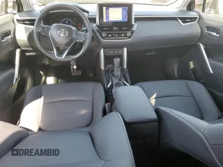 2025 Toyota Corolla Cross XLE with VIN 7MUDAABG2SV124680, listed as a Copart auction lot 57468355 with 2,180 mi miles and Salvage title. Bid and sale history available at DreamBid. Image 8.