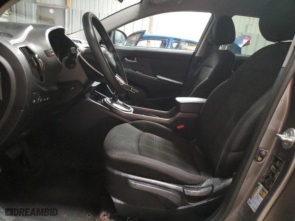 2012 Kia Sportage LX with VIN KNDPBCA22C7275844, listed as a Copart auction lot 89043175 with 110,180 mi miles and Salvage Title. Bid and sale history available at carsss.com. Image 7.