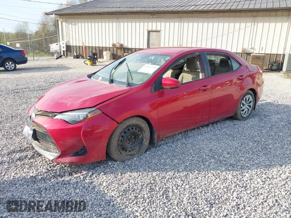 2018 Toyota Corolla L with VIN 2T1BURHE8JC058060, listed as a IAAI auction lot 42011798 with Not provided miles and . Bid and sale history available at DreamBid. Image 2.