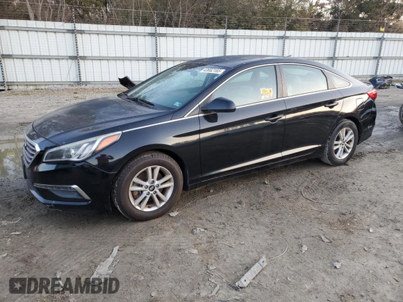 2015 Hyundai Sonata 2.4L SE with VIN 5NPE24AF2FH202103, listed as a Copart auction lot 43662165 with 151,058 mi miles and Clean Title. Bid and sale history available at carsss.com. Image 1.